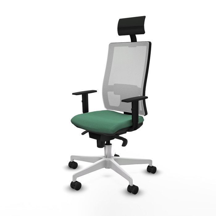 PIQUERAS Y CRESPO Silla de oficina Horna Verde esmeralda con mecanismo Sincro PIQUERAS Y CRESPO Silla de oficina Horna Verde esmeralda con mecanismo Sincro