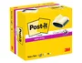 Post-it Dispensador de notas Super Sticky Z-Notes Negro con 1 bloc amarillo