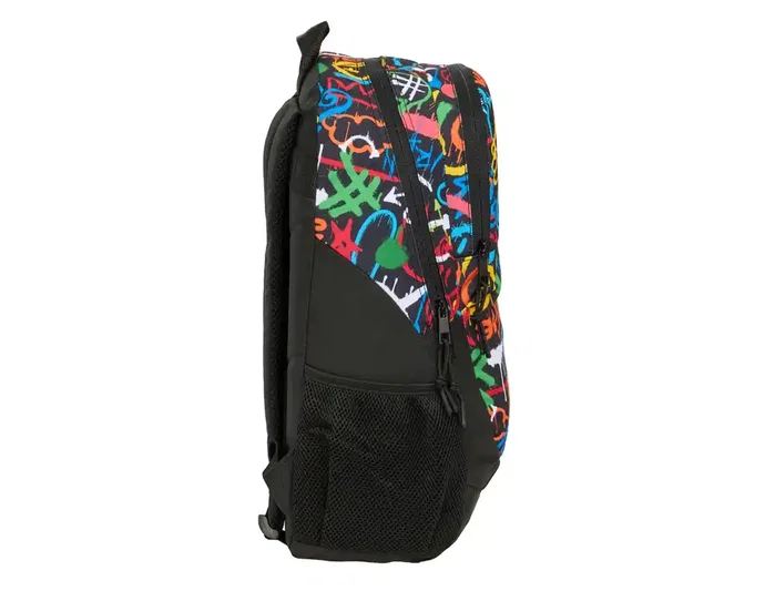 Safta Mochila Adaptable a Carro Graffiti Colors 32x44x16cm