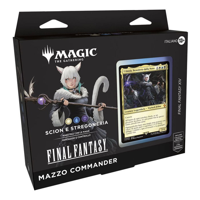 Magic the Gathering Final Fantasy Mazos de Commander Caja (4) italiano