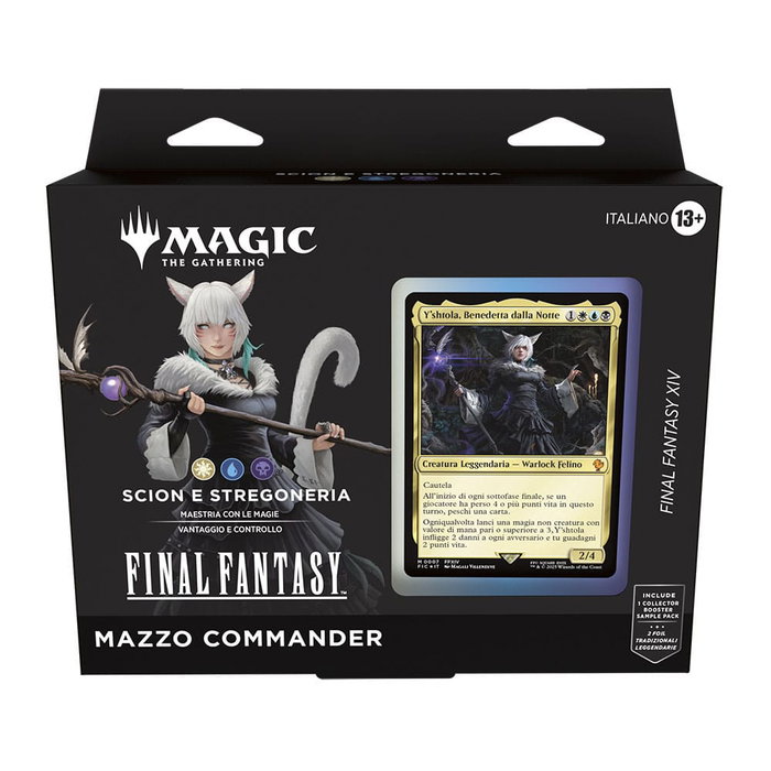 Magic the Gathering Final Fantasy Mazos de Commander Caja (4) italiano