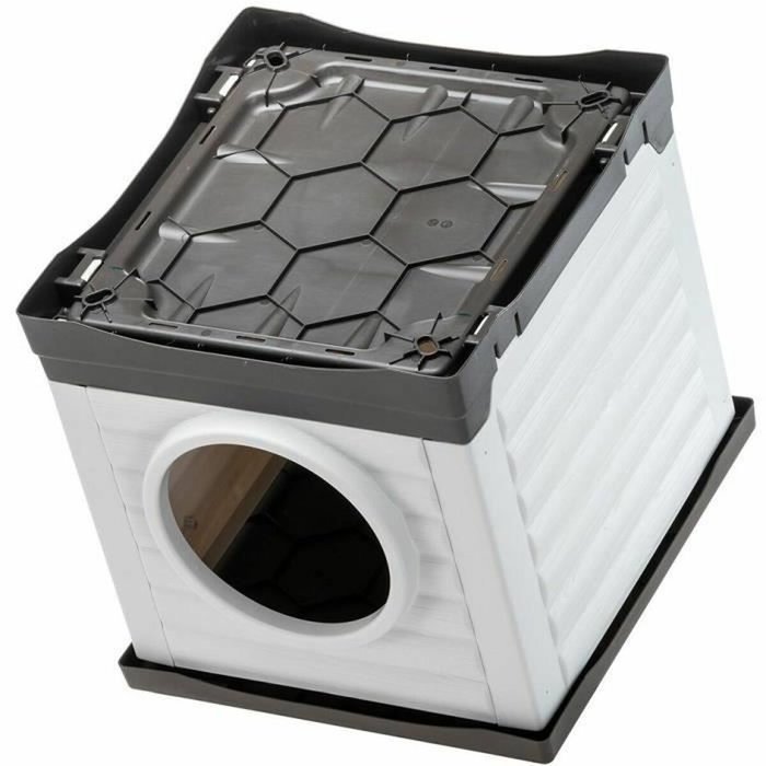 Ferplast Petvilla 50 Nicho Blanco / Gris 38,5 x 43 x 38,5 cm