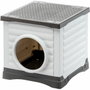 Ferplast Petvilla 50 Nicho Blanco / Gris 38,5 x 43 x 38,5 cm