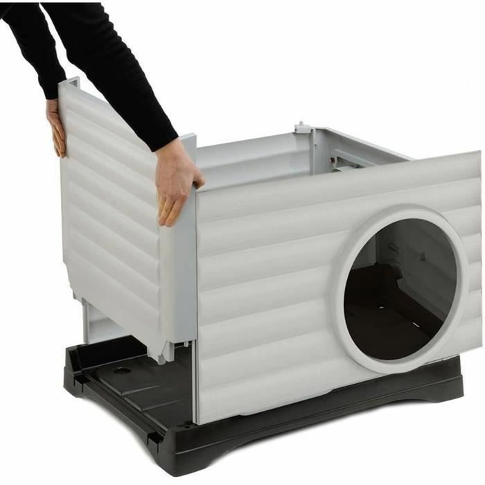 Ferplast Petvilla 50 Nicho Blanco / Gris 38,5 x 43 x 38,5 cm