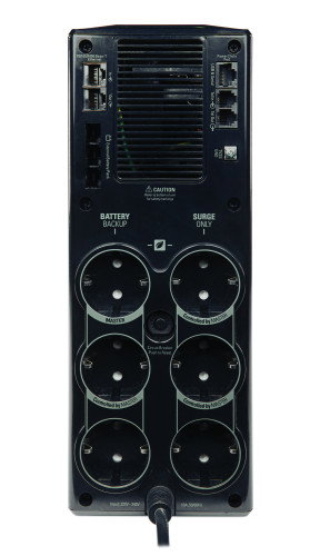 APC BR1500G-GR Sistema de Alimentación Ininterrumpida (UPS) Línea Interactiva 1,5 kVA 865 W 6 Salidas AC