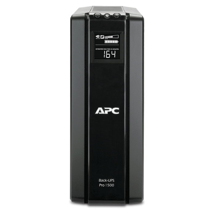 APC Back-UPS Pro 1500 BR1500G-GR - SAI Regulador 1500VA / 865W, Salida Senoidal, 6 Tomas, LCD, USB - 230V para Europa