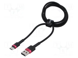 Baseus Cafule Cable USB a USB-C 3A 1m rojo-negro