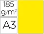 Guarro Cartulina Din A3 Amarillo Fluorescente 185g