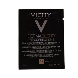 DERMABLEND, Corrección de color, Base líquida, 25, Desnudo, 1 ml *Muestra