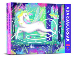 Puzle Y Libro Sassi Manolito Books Unicorn - Euskera 100 Piezas (+5 Años)