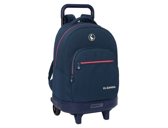 Safta Mochila escolar con ruedas extraíble El ganso classic - Mochila grande compacta 450x220x330 mm Safta Mochila escolar con ruedas extraíble El ganso classic - Mochila grande compacta 450x220x330 mm