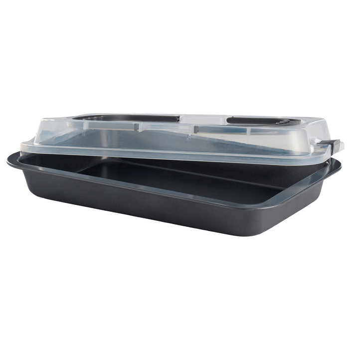 Day Molde Rectangular con Tapa Transparente 36x23 cm Acero Carbonico Antiadherente