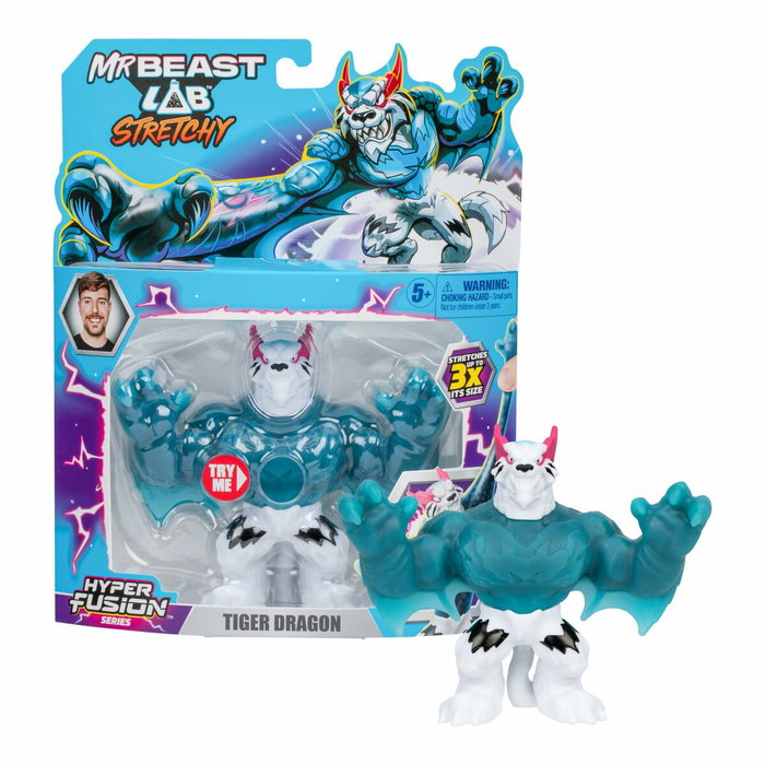 Mrbeast Lab Goo Jit Zu Dragón Tigre Figura elástica de 11 cm Mrbeast Lab Goo Jit Zu Dragón Tigre Figura elástica de 11 cm