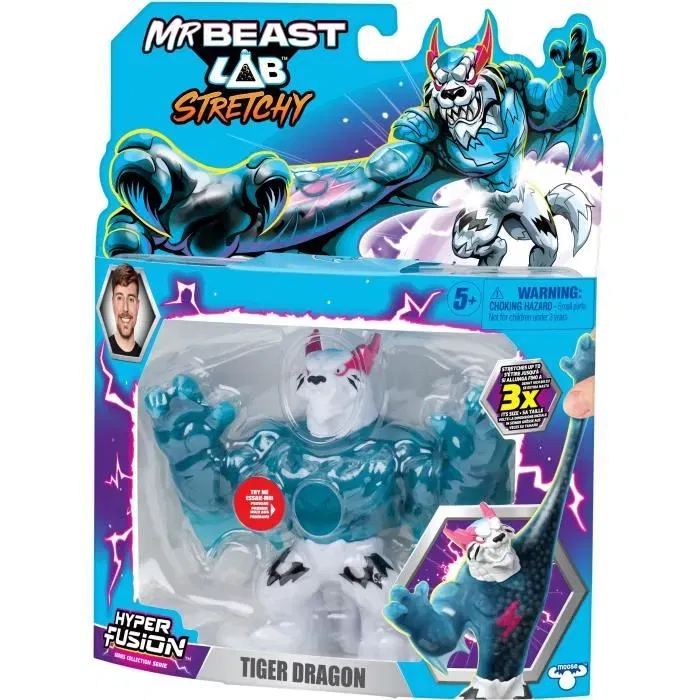 MrBeast Lab MRB0630996247990 Figura Elástica Goo Jit Zu Dragón Tigre 11 cm MrBeast Lab MRB0630996247990 Figura Elástica Goo Jit Zu Dragón Tigre 11 cm