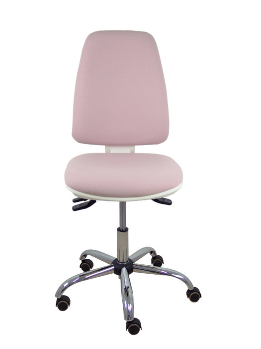 PIQUERAS Y CRESPO Silla de oficina Elche Rosa con mecanismo Asincro