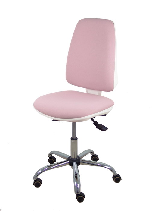 PIQUERAS Y CRESPO Silla de oficina Elche Rosa con mecanismo Asincro