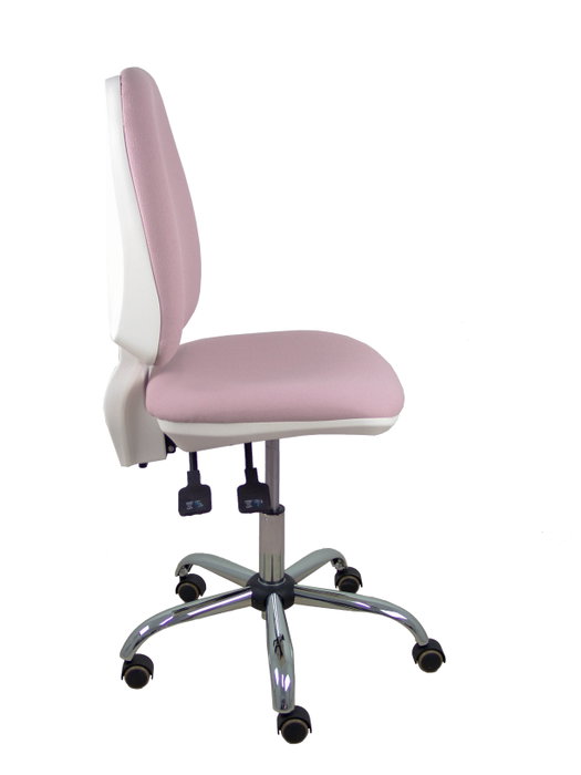 PIQUERAS Y CRESPO Silla de oficina Elche Rosa con mecanismo Asincro