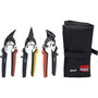 Bessey Set de tijeras de chapa rectas y de formas DSET15