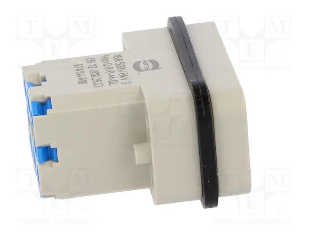 HARTING Han Q Conector HDC Macho 8+PE