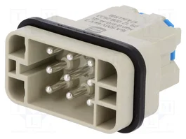 HARTING Han Q Conector HDC Macho 8+PE
