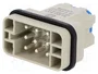 HARTING Han Q Conector HDC Macho 8+PE