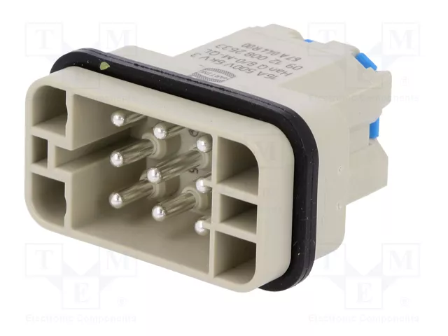 HARTING Han Q Conector HDC Macho 8+PE