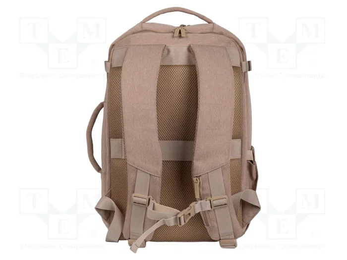 NATEC CAMEL LITE Mochila de viaje beige para portátil de 15,6 pulgadas