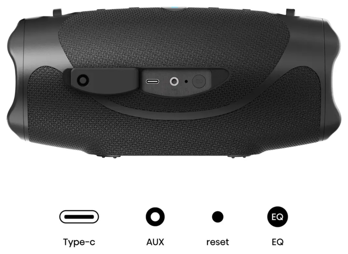 Hisense Flex Boom Altavoz portátil estéreo 80 W Negro