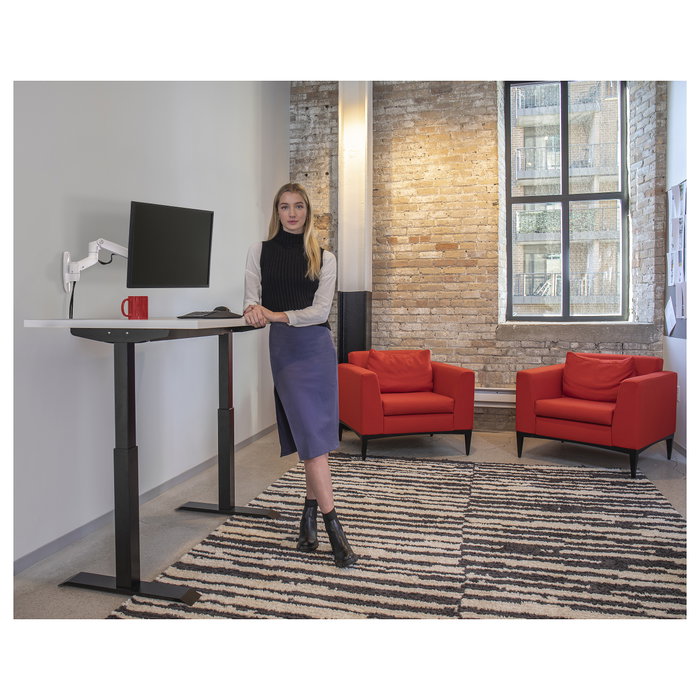 Ergotron LX Wall Monitor Arm, 1 Brazo, Pared, Blanco, 11.3 kg Capacidad, Pantallas 20-34 pulgadas, VESA 75x75-100x100 mm, LX Series