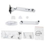 Ergotron LX Wall Monitor Arm, 1 Brazo, Pared, Blanco, 11.3 kg Capacidad, Pantallas 20-34 pulgadas, VESA 75x75-100x100 mm, LX Series