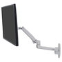 Ergotron LX Wall Monitor Arm, 1 Brazo, Pared, Blanco, 11.3 kg Capacidad, Pantallas 20-34 pulgadas, VESA 75x75-100x100 mm, LX Series