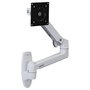 Ergotron LX Wall Monitor Arm, 1 Brazo, Pared, Blanco, 11.3 kg Capacidad, Pantallas 20-34 pulgadas, VESA 75x75-100x100 mm, LX Series