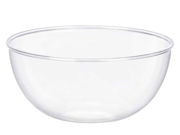 Leknes Bol Redondo Grande Transparente 3,5 L Plástico 25.5x12.5x25.5 cm (Set de 24)