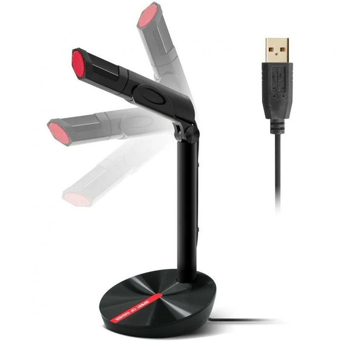 Spirit of Gamer Micrófono Omnidireccional EKO Gaming 70Hz-10kHz Protección de Espuma Cable USB 1.4m