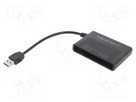 Qoltec Adaptador USB 3.0 para discos HDD/SSD 2.5 pulg. SATA3