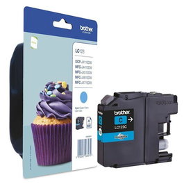 LSM Cartucho de Tinta Compatible para Brother LC121C LC123C Cian