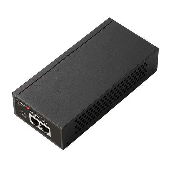 Edimax GP-201IT Inyector PoE+ Gigabit Ethernet 2.5GbE, Adaptador de Alimentación 30W para Red, IEEE 802.3af/at, Negro, Montaje en Pared Edimax GP-201IT Inyector PoE+ Gigabit Ethernet 2.5GbE, Adaptador de Alimentación 30W para Red, IEEE 802.3af/at, Negro, Montaje en Pared