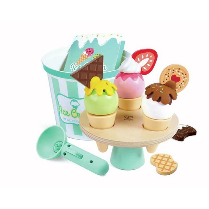 Hape Ice Cream Bucket Playset Juego de helados para niños de 2 a 8 años Hape Ice Cream Bucket Playset Juego de helados para niños de 2 a 8 años