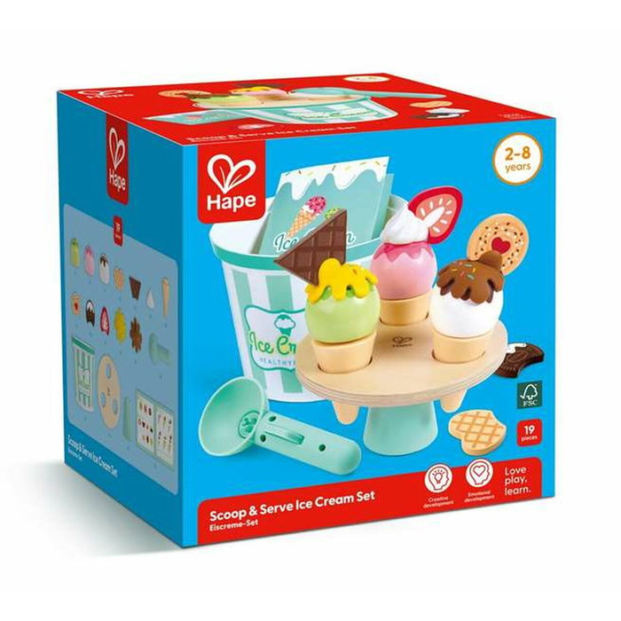 Hape Ice Cream Bucket Playset Juego de helados para niños de 2 a 8 años Hape Ice Cream Bucket Playset Juego de helados para niños de 2 a 8 años