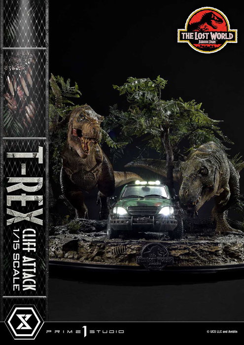 Jurassic World: The Lost World Estatua 1/15 T-Rex Cliff Attack 53 cm Jurassic World: The Lost World Estatua 1/15 T-Rex Cliff Attack 53 cm