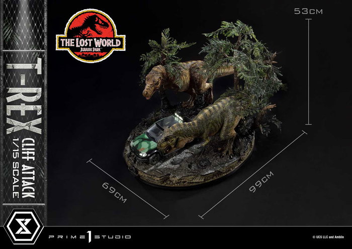Jurassic World: The Lost World Estatua 1/15 T-Rex Cliff Attack 53 cm Jurassic World: The Lost World Estatua 1/15 T-Rex Cliff Attack 53 cm