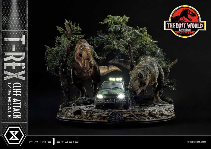 Jurassic World: The Lost World Estatua 1/15 T-Rex Cliff Attack 53 cm Jurassic World: The Lost World Estatua 1/15 T-Rex Cliff Attack 53 cm