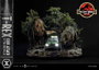 Jurassic World: The Lost World Estatua 1/15 T-Rex Cliff Attack 53 cm