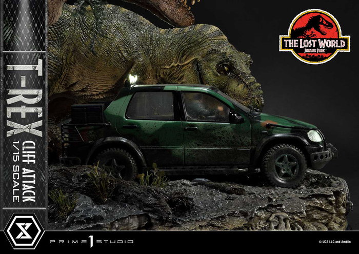 Jurassic World: The Lost World Estatua 1/15 T-Rex Cliff Attack 53 cm Jurassic World: The Lost World Estatua 1/15 T-Rex Cliff Attack 53 cm
