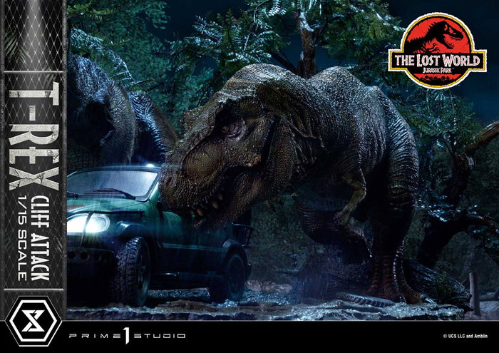 Jurassic World: The Lost World Estatua 1/15 T-Rex Cliff Attack 53 cm Jurassic World: The Lost World Estatua 1/15 T-Rex Cliff Attack 53 cm