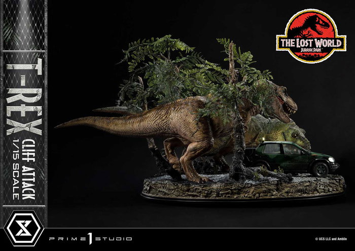 Jurassic World: The Lost World Estatua 1/15 T-Rex Cliff Attack 53 cm Jurassic World: The Lost World Estatua 1/15 T-Rex Cliff Attack 53 cm