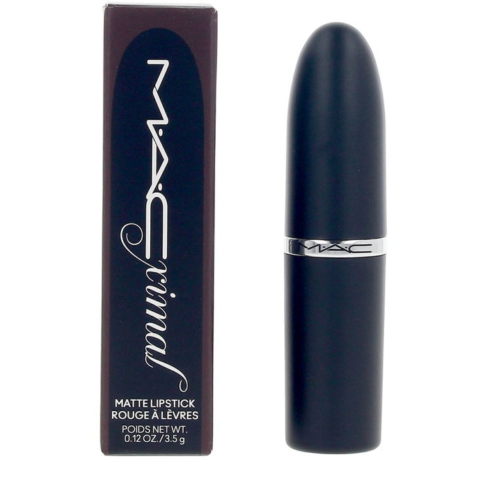 MAC Labial Lipstick Silky Matte - #Hot Chocolate - 12 Horas de Persistencia, 8 Horas de Hidratación - 3.5 g