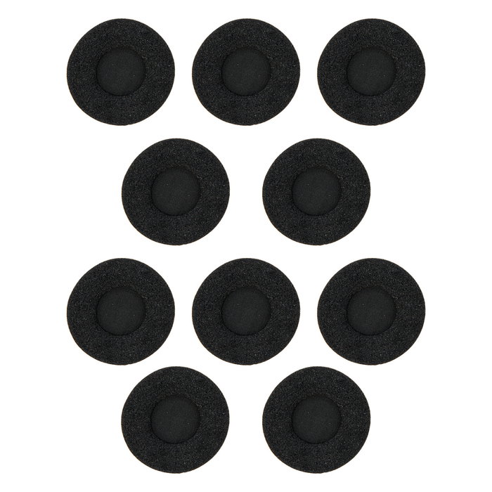 Jabra Kit de Espuma de Reemplazo para Auriculares BIZ 2300, Almohadillas Foam Talla L, Negro, Referencia 14101-38 (Paquete de 10 Unidades)