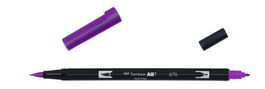 Tombow Rotulador Doble Punta Pincel Royal Purple ABT-676