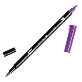 Tombow Rotulador Doble Punta Pincel Royal Purple ABT-676
